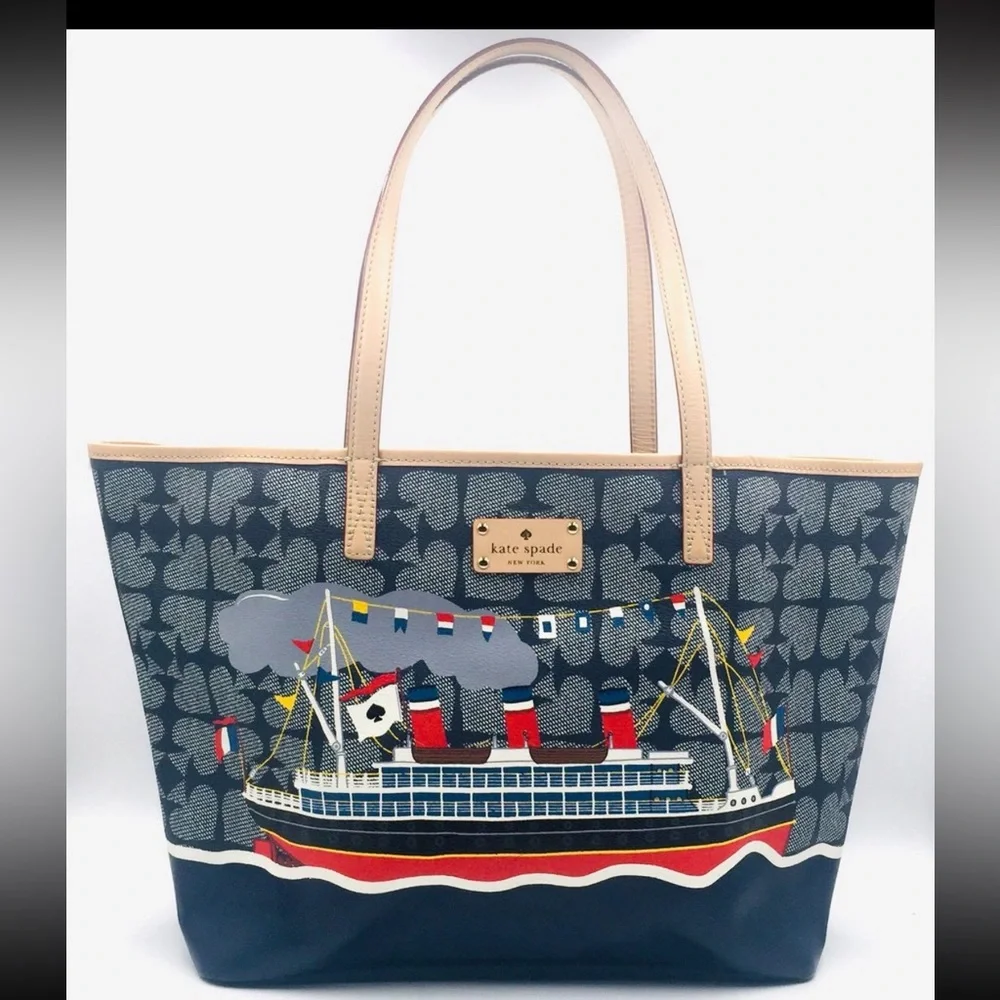Kate Spade Ace of Spades Boat Tote